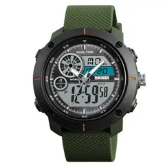 SKMEI - Reloj Hombre 1361 Sumergible Digital Alarma Cronometro Negro.
