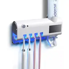 GENERICO - PORTA CEPILLO DE DIENTES CON DISPENSADOR DES PASTA DENTAL