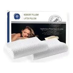 GENERICO - Pack X2 Almohada Ortopédica Cervical Memory Pillow Color Blanco