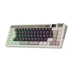 ROYAL KLUDGE - Teclado Mecánico Inalámbrico Español M70 Verde Palma