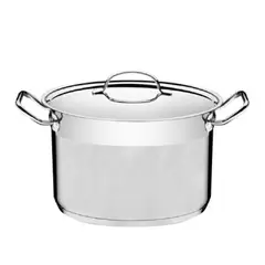 TRAMONTINA - Olla de Acero Inoxidable Alta 20 cm (4.60 Lt) Profesional