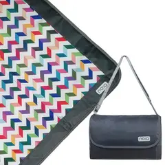 NOIA - Mat zigzag exterior plomo