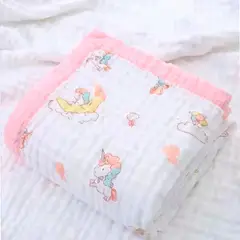 GENERICO - Manta de Muselina para Bebé 100% Algodón 6 Capas