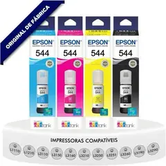 EPSON - Pack de tinta 544 serie l1110, l3110, l3150, l5190 (ORIGINALES)