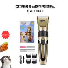 KEMEI - Kit Corte para tu Peludo + Peine Vaporizador de Regalo