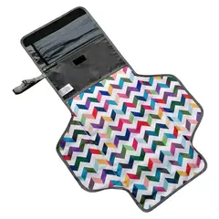 NOIA - Cambiador portátil - zigzag exterior plomo