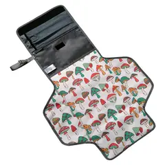 NOIA - Cambiador portátil - honguitos exterior plomo