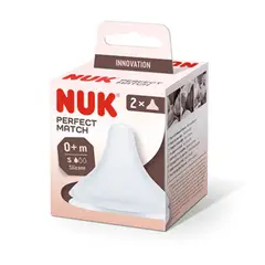 NUK - Tetina Silicona Perfect Match S Bx2