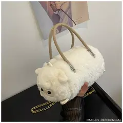 INSPIRA - Bolso Cartera Capibara Panda Kawaii Niños y Niñas de Felpa