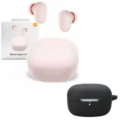 XIAOMI - Audifono Redmi Buds 6 Play Pink + Protector de Silicona Negro