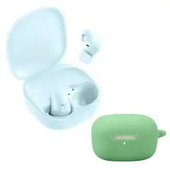 XIAOMI - Audifono Redmi Buds 6 Play Blue + Protector de Silicona Verde