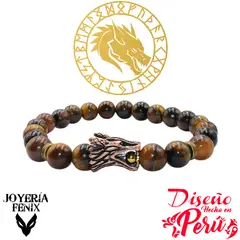 JOYERIA FENIX - Pulsera Piedra Natural Dragón -