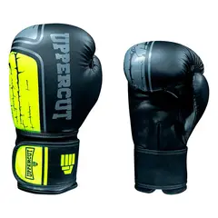 UPPERCUTT - Guantes para Box Uppercut AMARILLO/NEGRO 10 oz