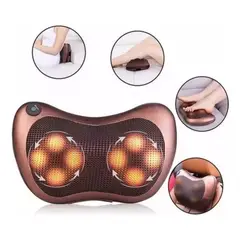 GENERICO - Cojin Almohada masajeadora espalda pies hombros con vibración