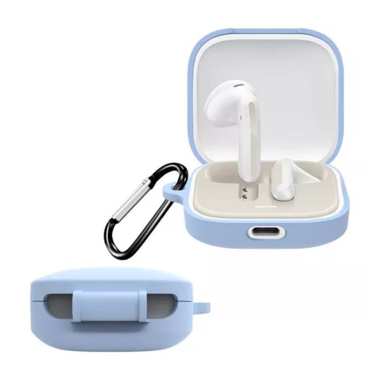 Funda Silicona Para Audifono Xiaomi Redmi Buds 6 Active - Celeste