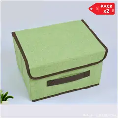 INSPIRA - Organizador multiusos de ropa caja de almacenamiento PACK X2