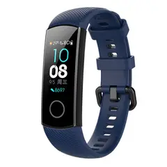 GENERICO - Correa de Silicona para smartwatch HONOR BAND 4-5 Azul