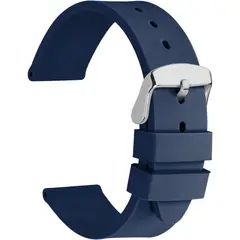 GENERICO - CORREA DE SILICONA PARA SMARTWATCH 18MM AZUL