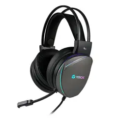 TEROS - Auriculares Gamer Te-8170n 7.1 Con Micrófono Usb Rgb