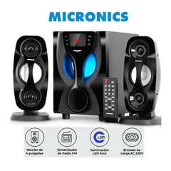 MICRONICS - Sistema De Audio SAVAGE MIC S7415BT FM USB