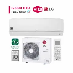 LG - DUALCOOL Aire Acondicionado Inverter 12000 BTU Función FríoCalor