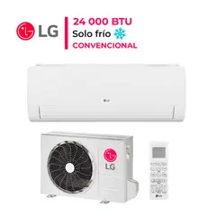 LG - Aire Acondicionado Split 24000 BtuH Convencional Frío Solo