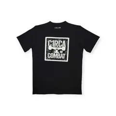 C1RCA - POLO COMBAT BR MANGA CORTA PARA HOMBRE-NEGRO