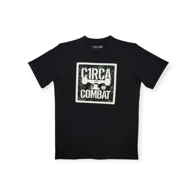 POLO COMBAT BR MANGA CORTA PARA HOMBRE-NEGRO