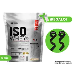 UNIVERSE NUTRITION - PROTEÍNA ISO WHEY 5KG VAINILLA + STRAPS