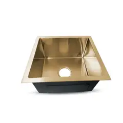 FRATELLI - LAVADERO DE COCINA ACERO INOXIDABLE DORADO PRM-4339G