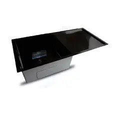 FRATELLI - LAVADERO DE COCINA ACERO CON ESCURRIDERO NEGRO INF-10050 SBD