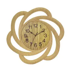 GENERICO - Reloj De Pared Elegante Comedor Cocina Hogar 40cm Marrón Claro
