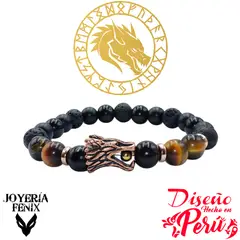 JOYERIA FENIX - Pulsera Piedra Natural Dragón -