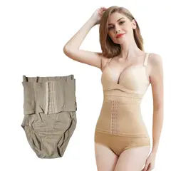 GENERICO - Ropa interior faja con corsé reductor moldeadora de cintura - BEIGE