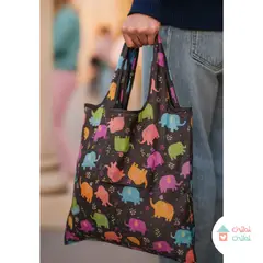 CHIBI CHIBI - Bolsa Portátil Para Paseos Y Viajes - Morado