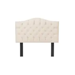 MUEBLES MACRUMO - Cabecera Alta Varsovia King - Beige Antifluido