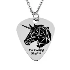 GENERICO - Collar unicornio mágico estilo cuña im fucking magical