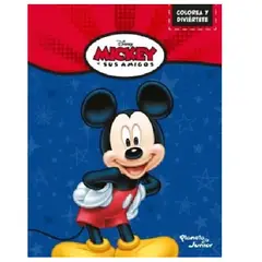 GENERICO - Libro infantil COLOREA Y DIVIERTETE MICKEY