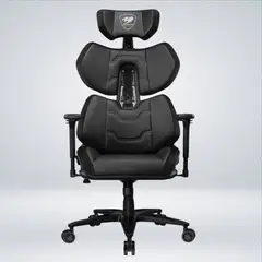 COUGAR - SILLA GAMING TERMINATOR ELITE SOPORTE LUMBAR VENTILADO POLIPIEL