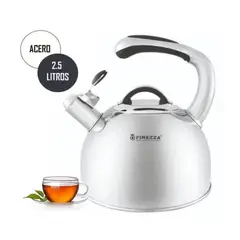 FINEZZA - TETERA FF-T0040-IN ACERO INOXIDABLE 2.5 L FF-T0040