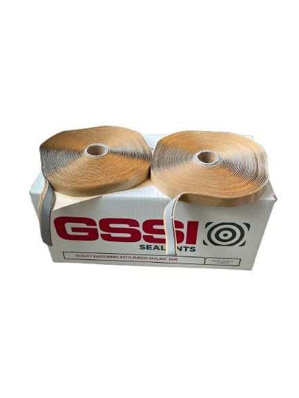 Rollo de cinta butil de 3/4" x 3/32" x 15 mtl