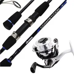 OKUMA - EQUIPO DE PESCA SPINNING CAÑA 2.70 M Y CARRETE 4500