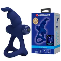 PRETTY LOVE - ANILLO VIBRADOR RABBIT - LUCHITO