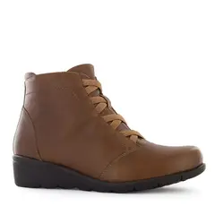 ECCO - Botines Con Pasador Confort Mujer Flexxi12 Tostado Cuero Natural