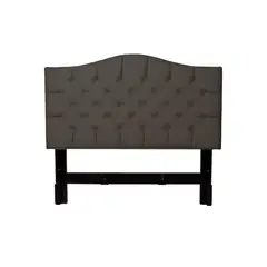 MUEBLES MACRUMO - Cabecera Alta Varsovia King - Plomo Antifluido