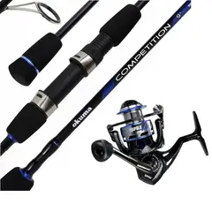 GENERICO - EQUIPO DE PESCA SPINNING CAÑA 2.70 M Y CARRETE 4000