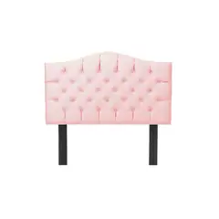 MUEBLES MACRUMO - Cabecera Alta Varsovia King - RosadoAntifluido