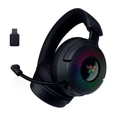 RAZER - Audifonos gamer Kraken v4 70h wireless / BT / USB-A THX 9 ZONAS CHROMA BLACK