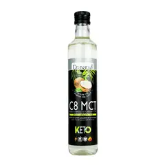 DRASANVI - Aceite Puro de Coco MCT C8 KETO 500 ml