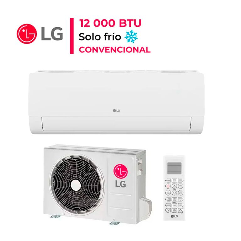 Aire Acondicionado Split 12000 BtuH Convencional Frío Solo
